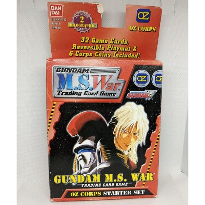BANDAI Gundam MS War Trading Card Game OZ Corps Starter Set Mobile