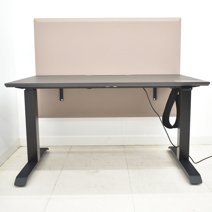 中古】コクヨ シークエンス 電動昇降デスク デスクトップパネル付