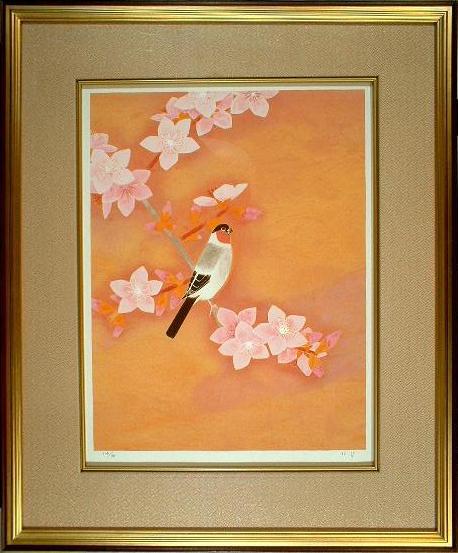 楽天市場】上村松篁 春禽 リトグラフ : ギャラリーダッドアート