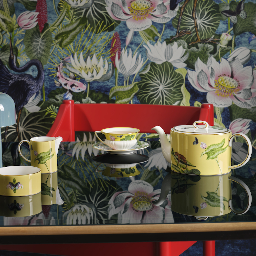 ワンダーラスト ウォーターリリー ティーポット|WEDGWOOD公式