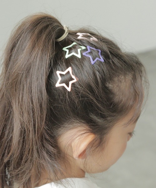 SOROTTO（ソロット） ヘアクリップ キッズ 星型ヘアクリップ ヘアピン