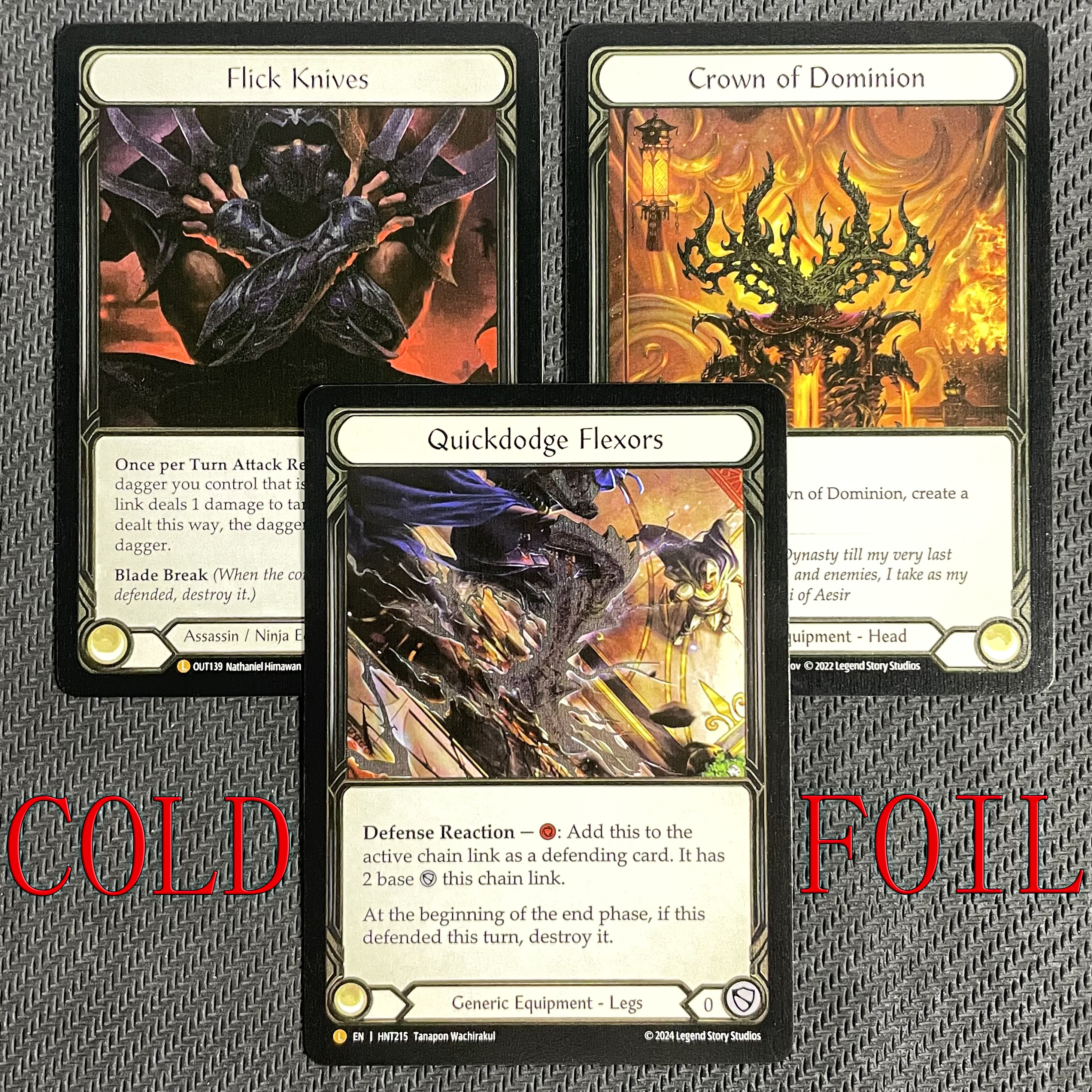 FAB COLD FOIL Proxy Collection Cards Crown of Providence
