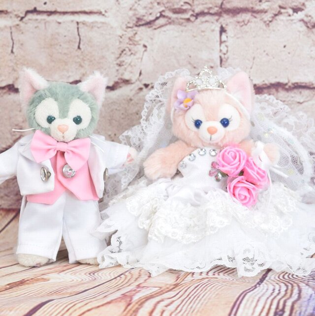 ジェラトーニ＆リーナベル 着せ替え コスチューム ウエディングドレス