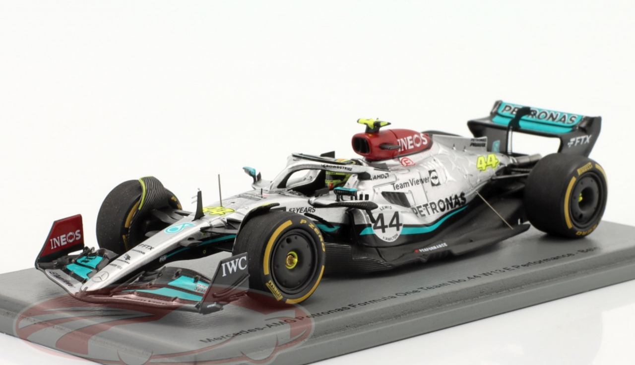 1/43 Spark 2022 Formula 1 Lewis Hamilton Mercedes-AMG F1 W13 #44