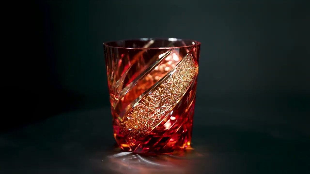 ウマ娘 プリティーダービー」オリジナル江戸切子 ロックグラス（オ