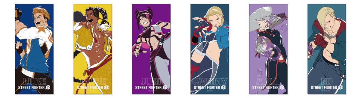 カプくじに「ストリートファイター6」が登場！ルークやジュリなど描き