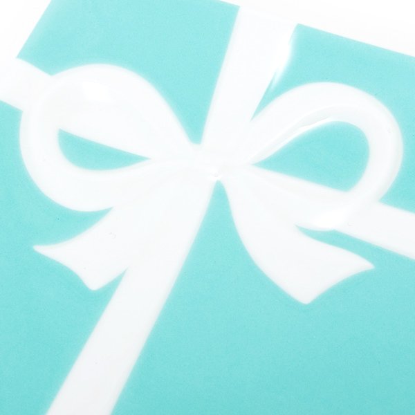 名入れ】ティファニー TIFFANY＆Co ブルー ボウ デザート プレート