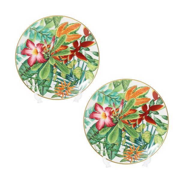 エルメス（HERMES） イポモビル デザートプレート No.1 21cm ペア