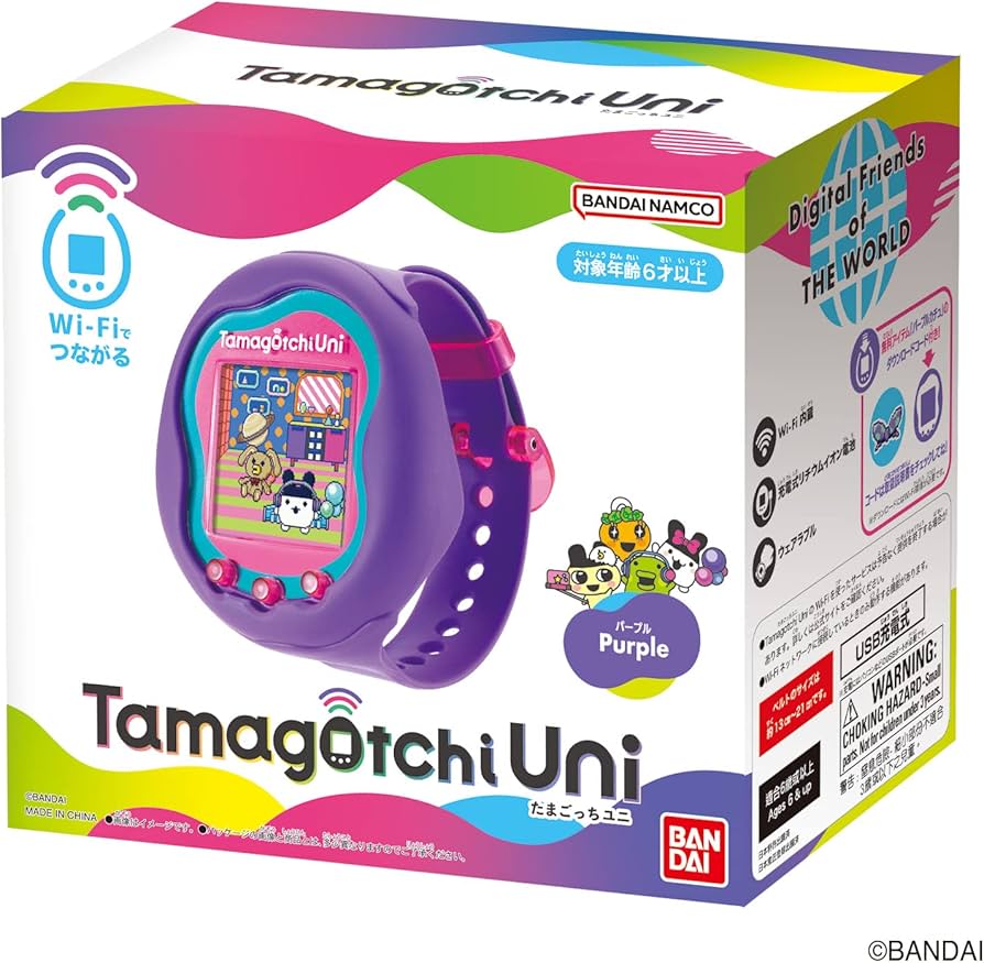 Amazon | バンダイ(BANDAI) Tamagotchi Uni Purple Amazon限定