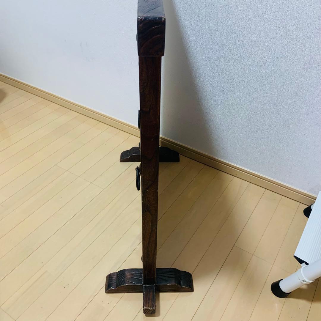 和箪笥風 衝立 パーテーション アンティーク 木製 年代物 オブジェ